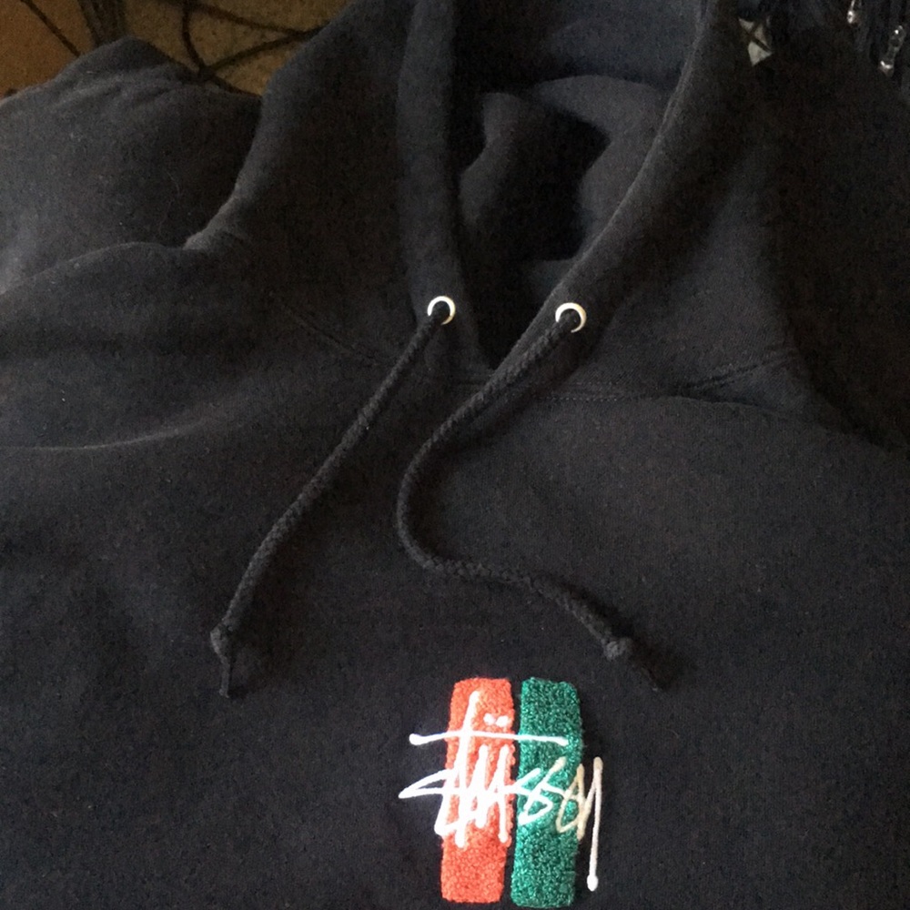 Stussy Bars Logo App. Hoodie